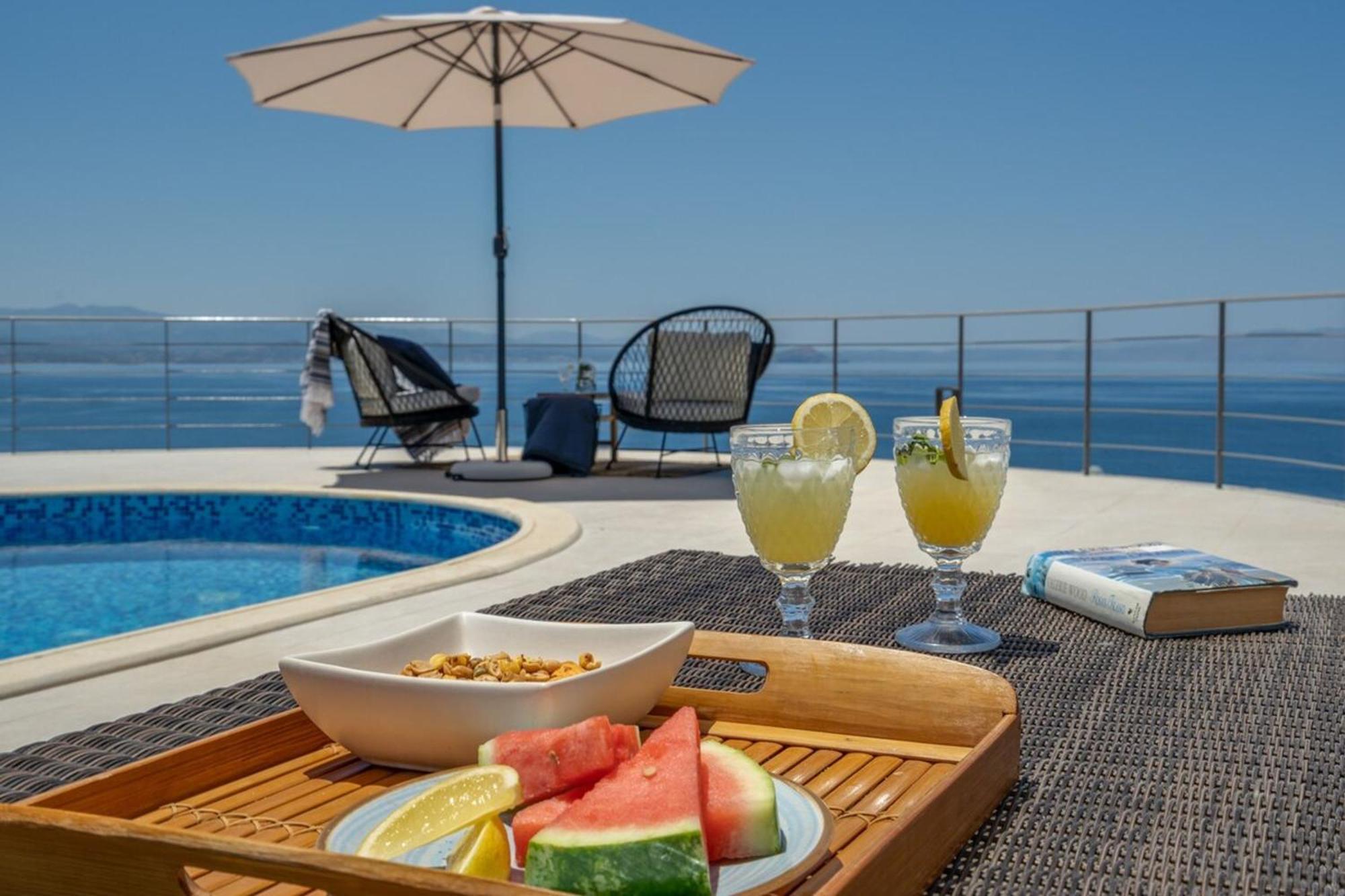 Villa Hemera Ocean View Private Heated Pool Chorafakia Екстериор снимка