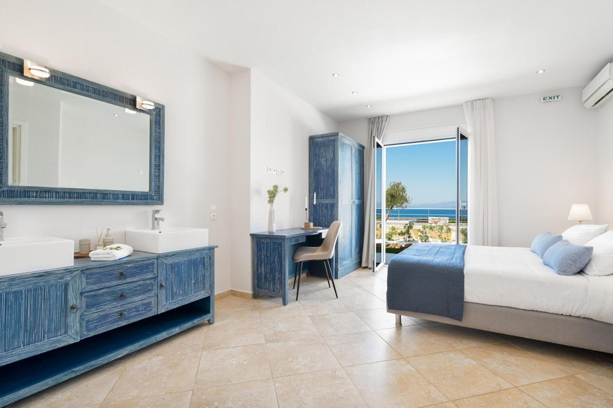 Villa Hemera Ocean View Private Heated Pool Chorafakia Екстериор снимка
