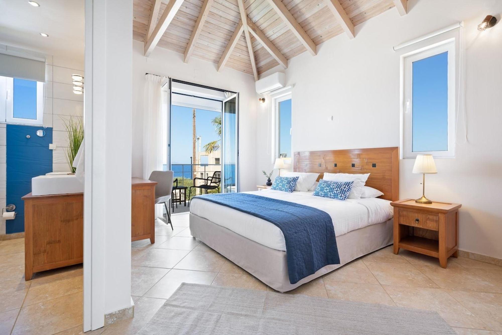 Villa Hemera Ocean View Private Heated Pool Chorafakia Екстериор снимка