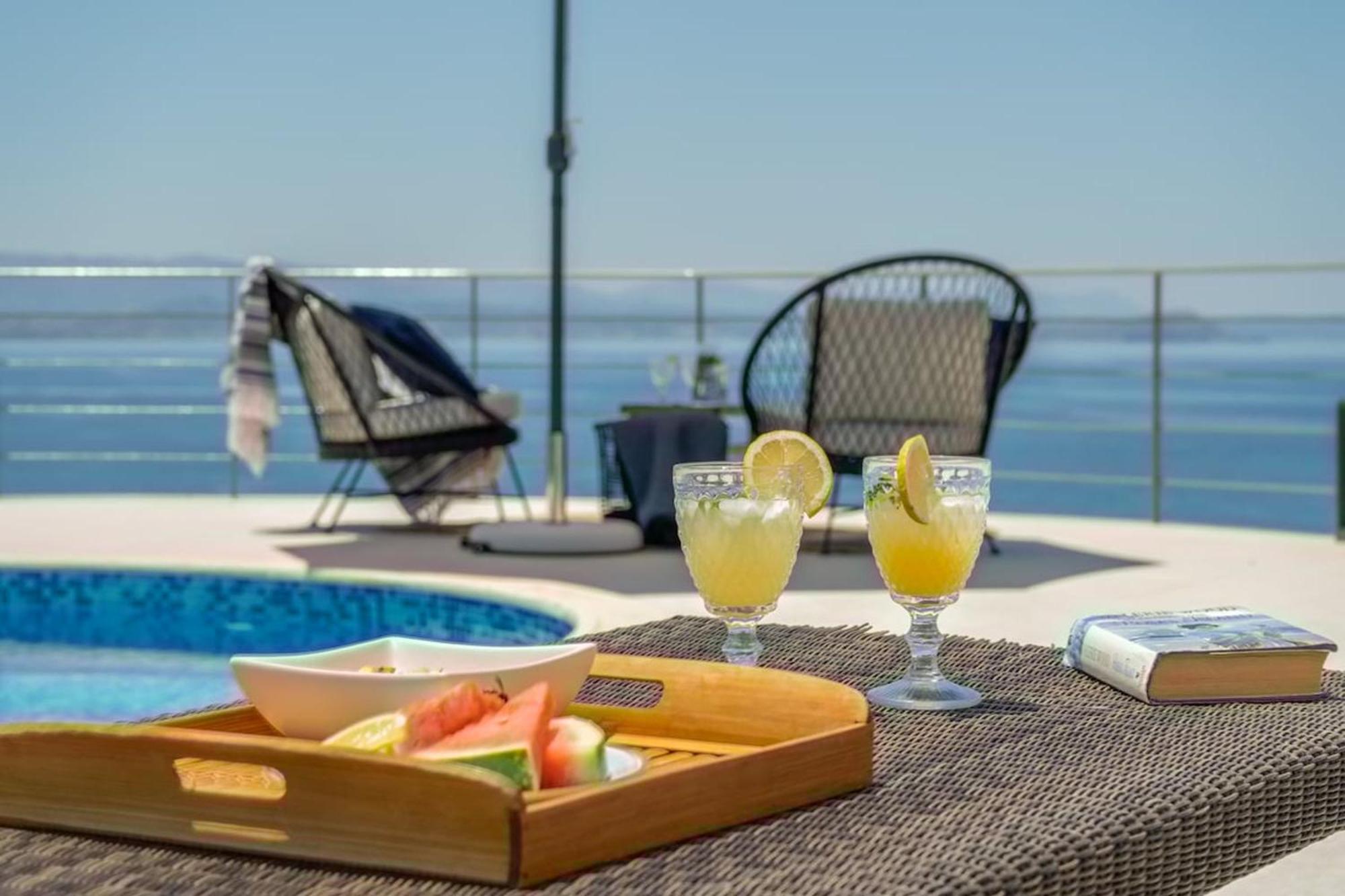 Villa Hemera Ocean View Private Heated Pool Chorafakia Екстериор снимка